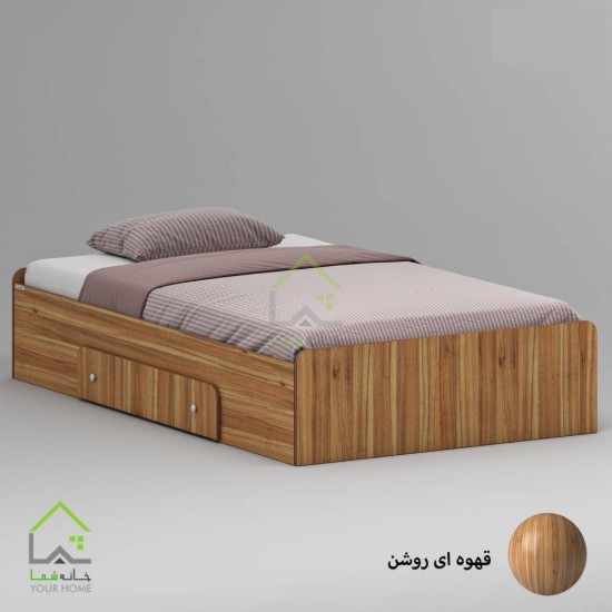 تخت خواب یک و نیم نفره ساره