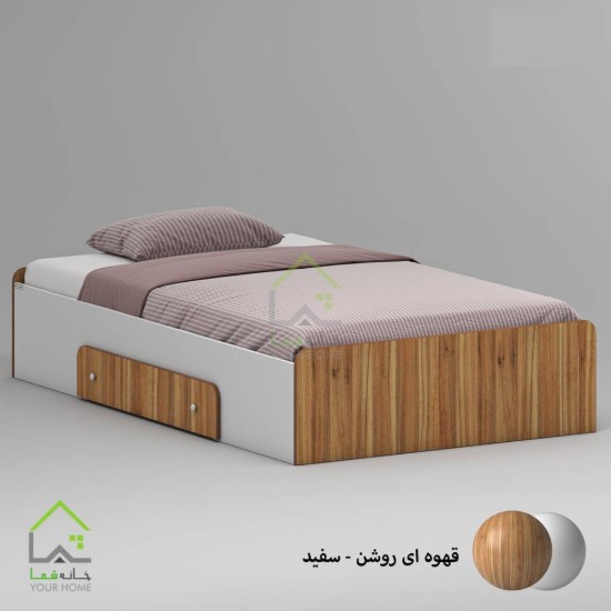 تخت خواب یک و نیم نفره ساره