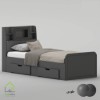 تخت خواب یک نفره پردیس