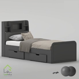تخت خواب یک نفره پردیس