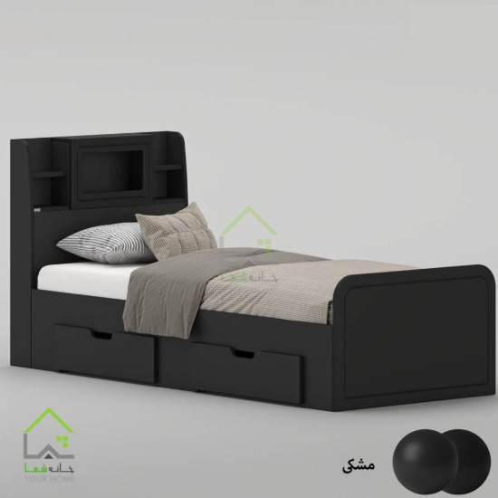 تخت خواب یک نفره پردیس