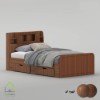 تخت خواب یک و نیم نفره پردیس