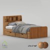 تخت خواب یک و نیم نفره پردیس