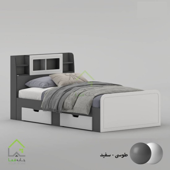 تخت خواب یک و نیم نفره پردیس