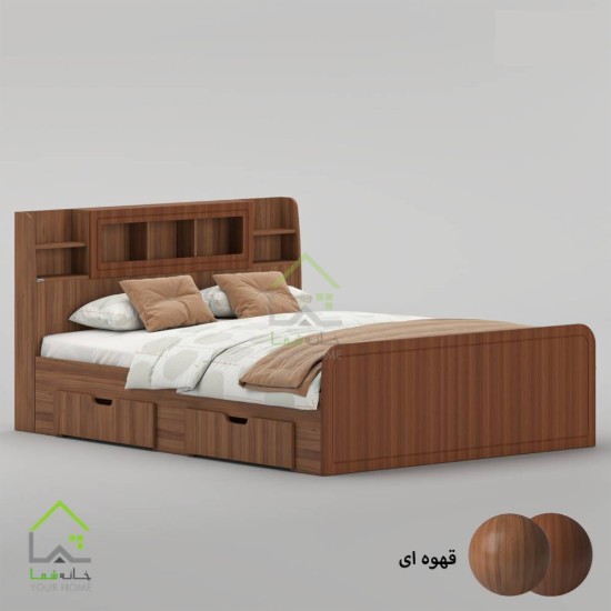تخت خواب دو نفره پردیس
