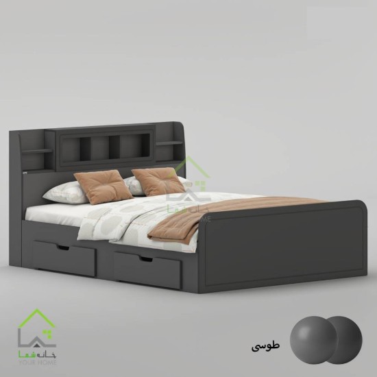 تخت خواب دو نفره پردیس