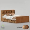 تخت خواب دو نفره پردیس