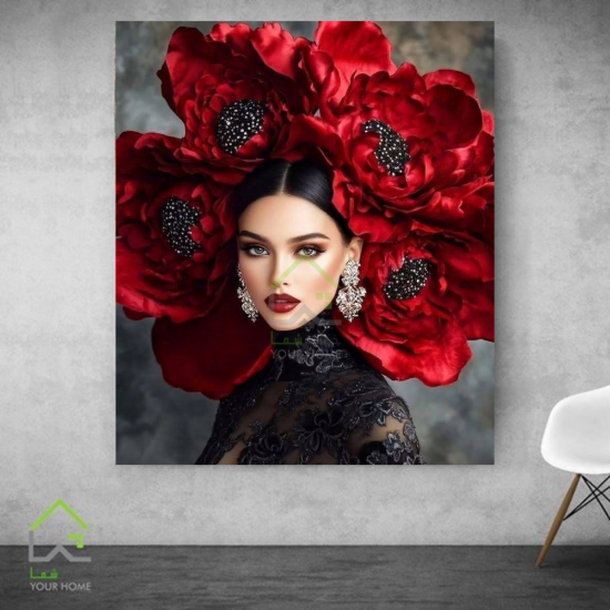 تابلو نقاشی الهه‌ی سرخ