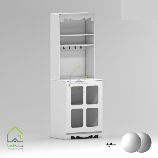 تصویر کافی بار ایستاده ویترینی