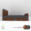 تخت خواب دو نفره ملودی