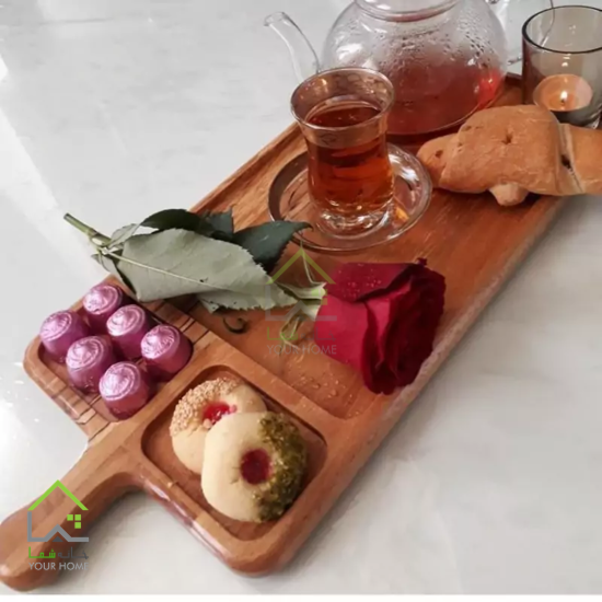 تخته سرو مستطیل چوبی
