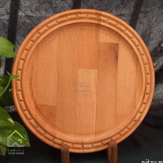 سینی چوبی قطر 30