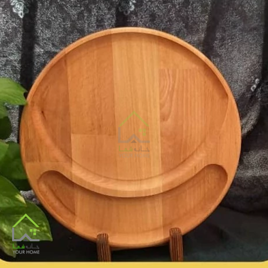 سینی چوبی گرد