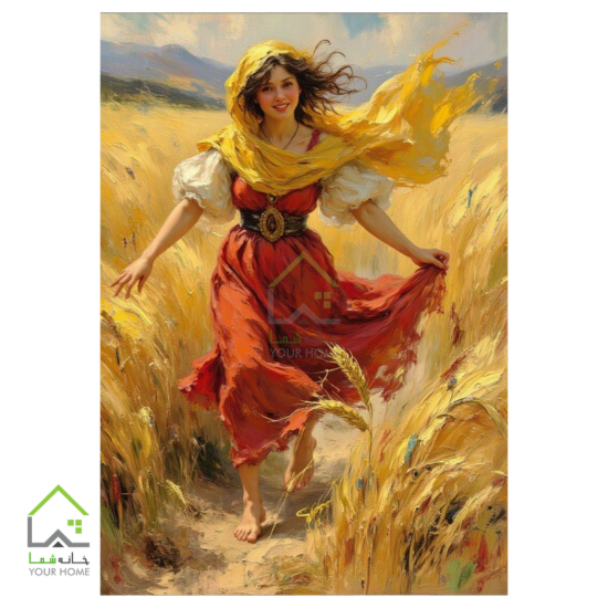 تابلو دیواری گندم زار