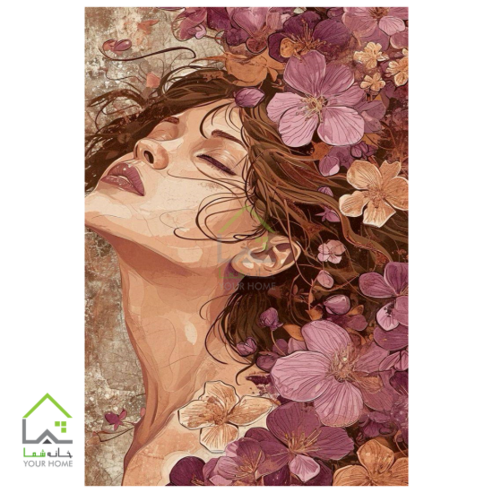 تابلو آبرنگی گل افشان