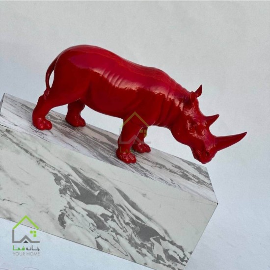 مجسمه دکوراتیو کرگدن