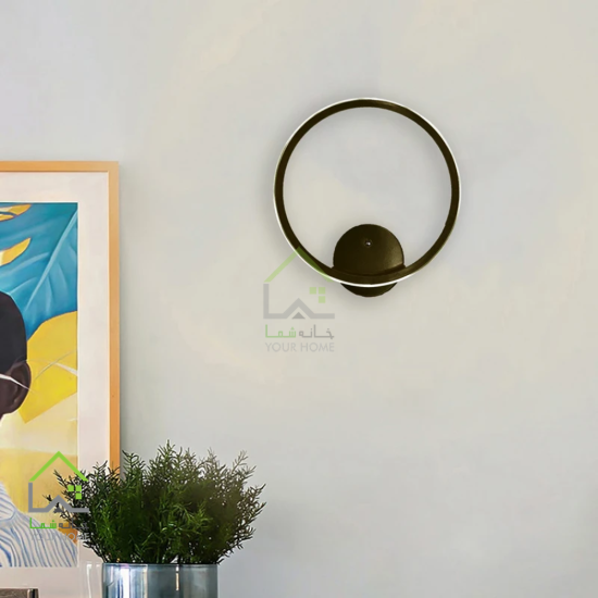 چراغ دیواری دایره ای smd
