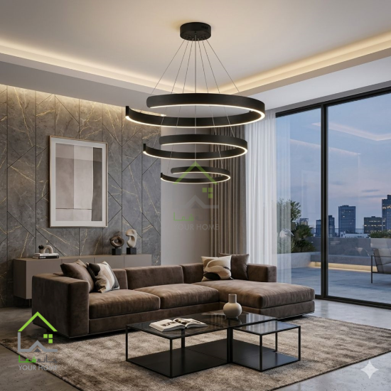 لوستر سه طبقه تندیس