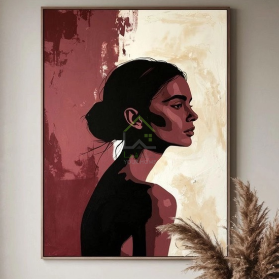 تابلو مینیمال چهره