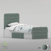 تخت خواب یک نفره آسمان سبز