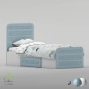 تخت خواب یک نفره آسمان آبی