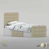 تخت خواب یک نفره آسمان نسکافه ای 