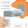 تخت خواب یک نفره آسمان ابعاد