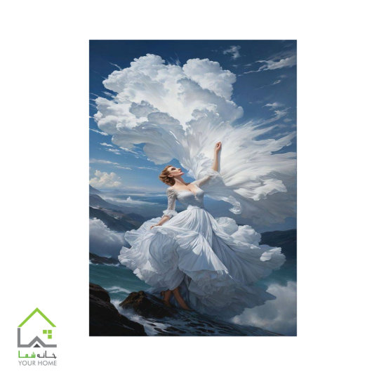 تابلو آبرنگی رقص در آسمان