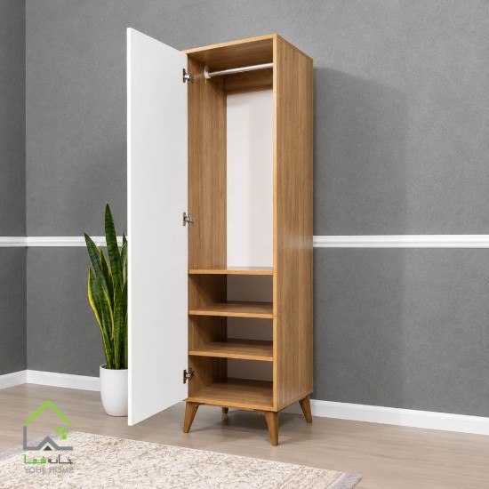 کمد لباس تک درب نمای داخلی