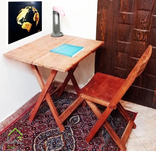 ست میز تحریر و صندلی تاشو ارسالی از مشتری