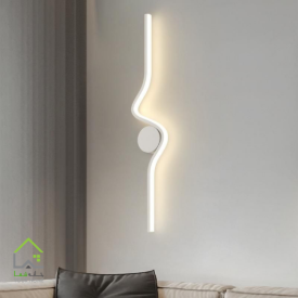 چراغ دیواری مدرن سینوسی عمودی