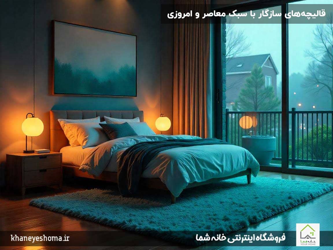قالیچه‌های-سازگار-با-سبک-معاصر-و-امروزی